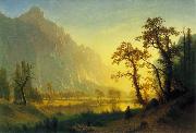 Sunrise, Yosemite Valley Albert Bierstadt